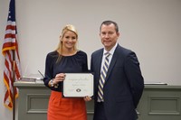 Teacher with Superintendent