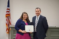 Teacher with Superintendent