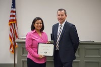 Teacher with Superintendent