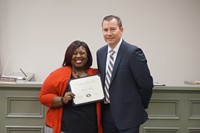 Teacher with Superintendent
