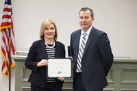 Teacher with Superintendent