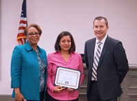 Teacher with Superintendent