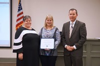 Principal, Volunteer of the Month and Superintendent 