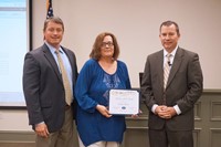 Principal, Volunteer of the Month and Superintendent 