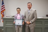YMS Student with Dr. Franklin
