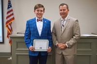 YMS Student with Dr. Franklin