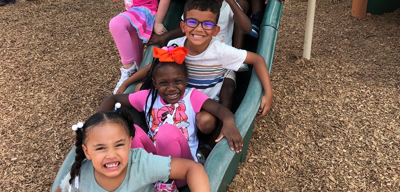 playground slide fun