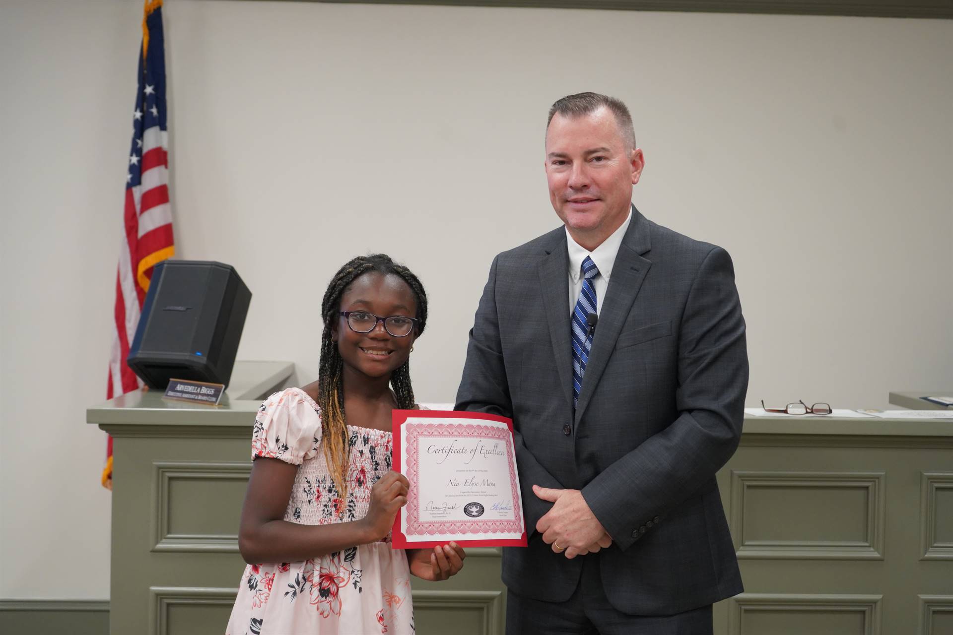 BOE Meeting Recognition