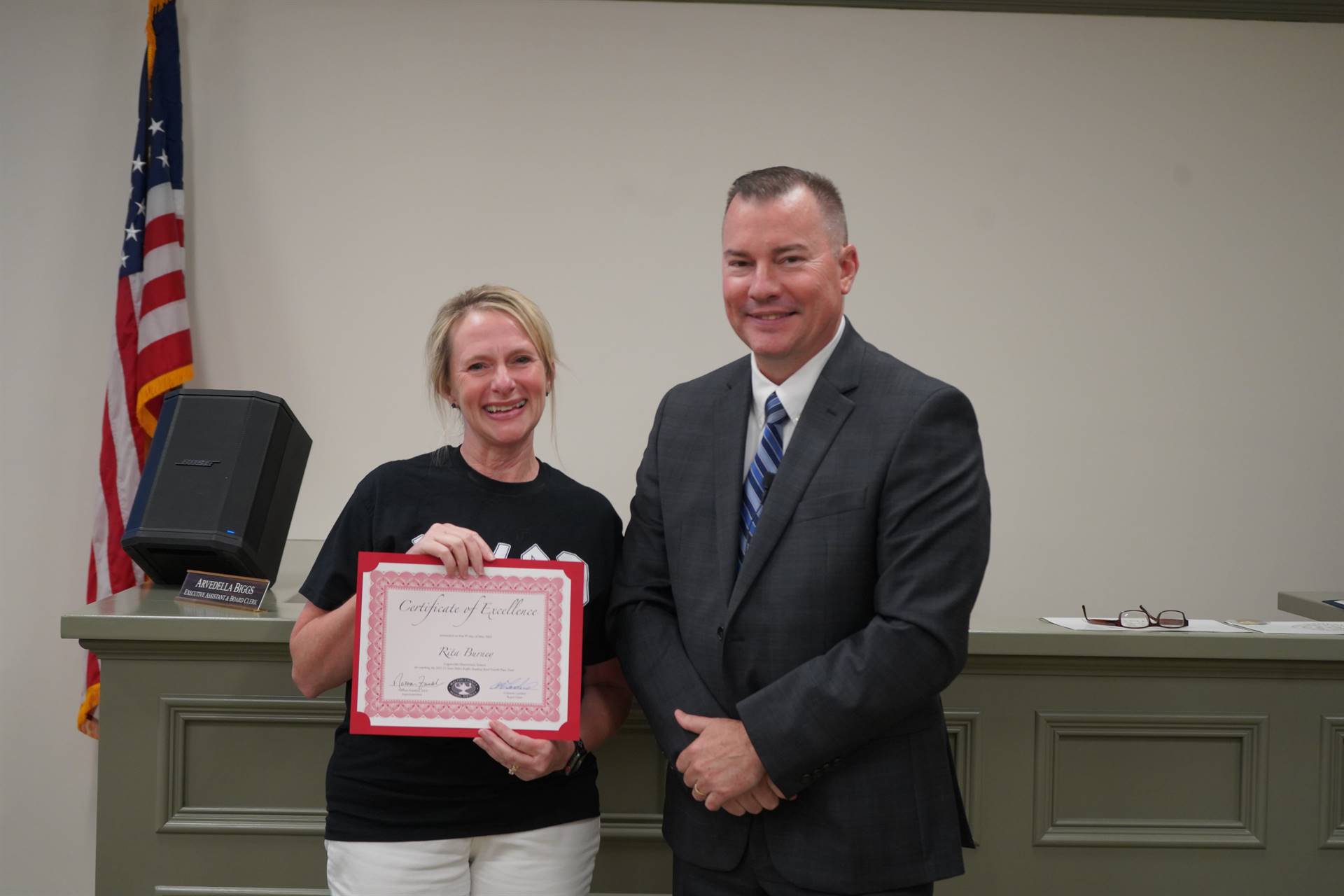 BOE Meeting Recognition